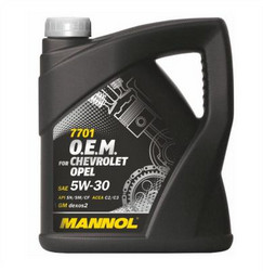 ������ �������� ����� Mannol O.E.M. for Chevrolet Opel 5W-30 ������������� | ������� 4036021401447