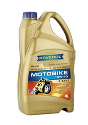 ������ �������� ����� Ravenol Motobike 4-T Mineral 15W-40 ����������� | ������� 4014835731394
