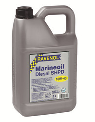 ������ �������� ����� Ravenol Marineoil DIESEL SHPD 10W40, 5� ����������� | ������� 4014835629554
